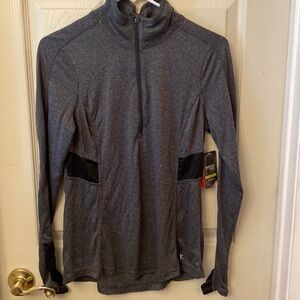 Women’s Danskin NWT 1/4 zip top with mesh inset size S.